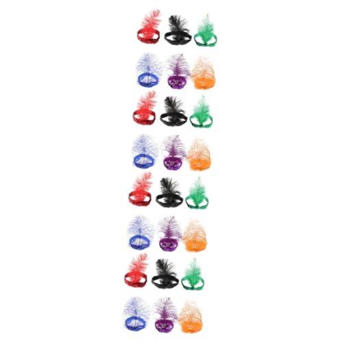 HAPINARY 4sets Design Haarband Kostüm Haar-accessoire Stirnband Damen Party Kopfschmuck Karneval Kopfschmuck 6pcs * 4 von HAPINARY