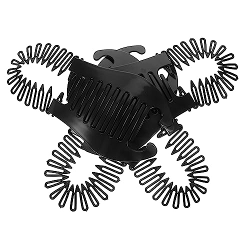 HAPINARY 4stücke Bananenkamm Haar Flechtwerkzeug Für Frauen Mit Doppel Kamm Clips Für Mittellanges Langes Dickes Feines Lockiges Haar von HAPINARY