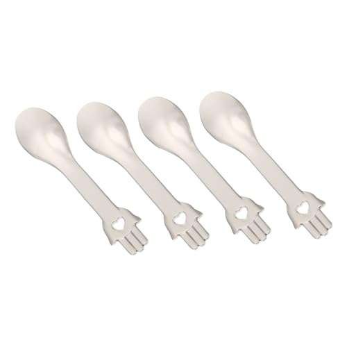 HAPINARY 4stücke Gesichtscremelöffel Kosmetikspatel Für Creme Kosmetiklöffel Make-up-löffel Schönheitskosmetik-schaufel Mini-make-up-löffel von HAPINARY