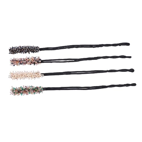 HAPINARY 4stücke Haar Knoten Former Dutt Maker Haar Ornament Für Frauen Diy Styling von HAPINARY