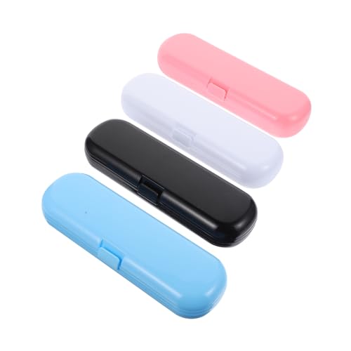 HAPINARY 4stücke Halter Für Elektrische Zahnbürsten Zahnbürstenbox Mit Schnalle Organizer Für Zahnbürsten Etui Aus Hochwertigem Material Langlebig Und Praktisch Kompakt Und Leicht von HAPINARY