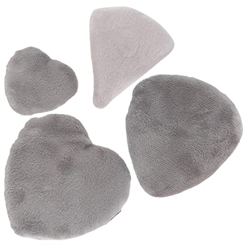 HAPINARY 4stücke Herzform Make-up- Lose Puder- Kosmetik-kissen Mit Riemen Waschbar Für Foundation Puder von HAPINARY