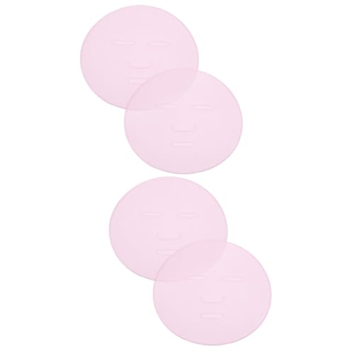 HAPINARY 4stücke Silikon Maskenhalter Für Diy Gesichtsmaske Wiederverwendbar Für Feuchtigkeitsmasken Aus Langlebigem Silikon Zufällige Farben Für Heimgebrauch Und Professionelle Salons von HAPINARY