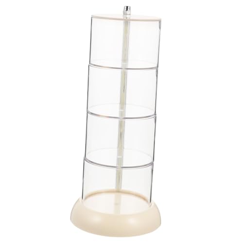 HAPINARY 4stufe Aufbewahrungsbox Für Kosmetik Drehbarer Make-up-kosmetik-organizer Make-up-schwammhalter Design Mit Großer Kapazität Platzsparend Und Praktisch Für Schlafzimmer Küche von HAPINARY