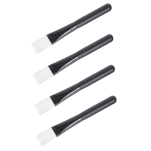 HAPINARY 5 Stück Gesichtsmaske Pinsel Nylon Borsten Langlebige Griffe Wiederverwendbar Für Selbstgemacht Hautpflege Maskenapplikation Schwarz von HAPINARY