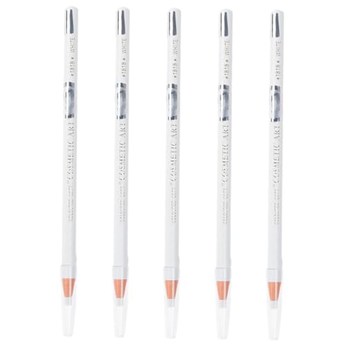 HAPINARY 5stücke Weiße Augenbrauenstifte Zum Make-up Für Frauen Einfache Anwendung Natürliche Augenbrauenform Langlebiges Make-up Feine Textur Sicher Und Bequem Zu Greifen von HAPINARY