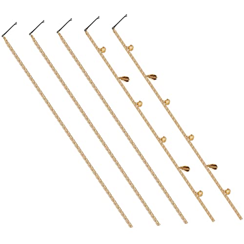 HAPINARY Haarkette Für Damen Zopfschmuck Mit Kette Haarspangen-accessoire Glatt Und Angenehm Zu Tragen von HAPINARY