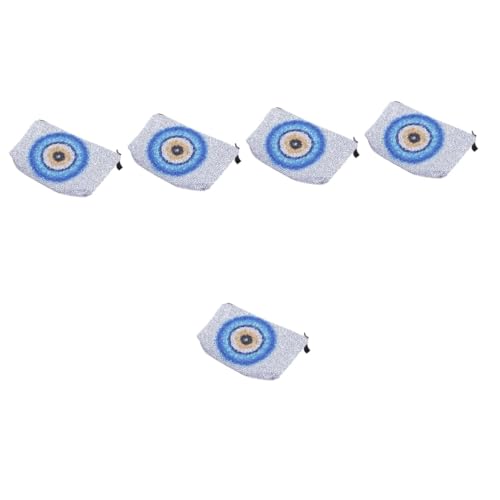 HAPINARY 5stücke Evil Eye Kosmetiktasche Wasserdichter Reise-Make-up-Organizer Für Damen Tragetasche Für Toilettenartikel Für Reisen Und Camping Großzügiger Stauraum Praktische von HAPINARY
