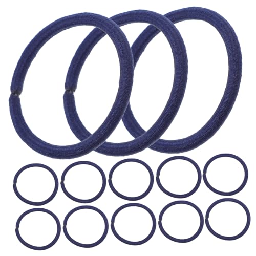 HAPINARY 50 Stück Haargummis Nylon Pferdeschwanz Halter Elastische Haarbänder Ohne Metall Blau Für Damen Sport Fitness Alltag von HAPINARY