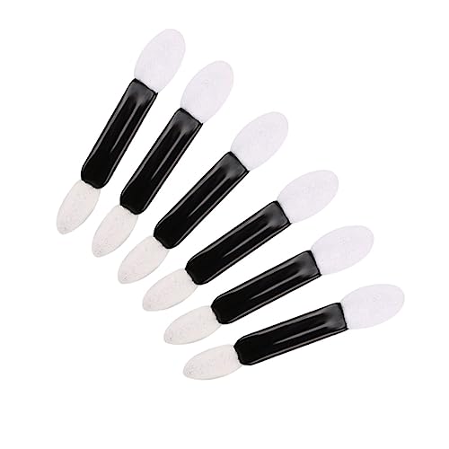 HAPINARY 50stücke Einweg Doppelseitige Schwamm Lidschattenpinsel Gekippt Lidschattenapplikatoren Kosmetische Make-up Werkzeug Für Frauen Und Mädchen von HAPINARY