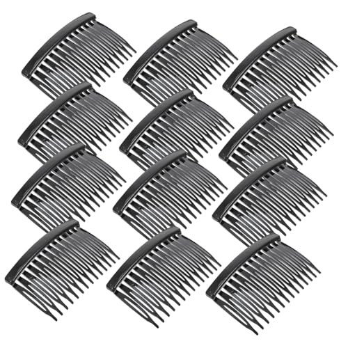 HAPINARY 50 Stück Teiliges Haarkämmchen Kunststoff Transparent Seitenkämme Haarkamm Flexibel Langlebig Geeignet für Dickes und Lockiges Haar Praktische Haar accessoires für Damen und von HAPINARY