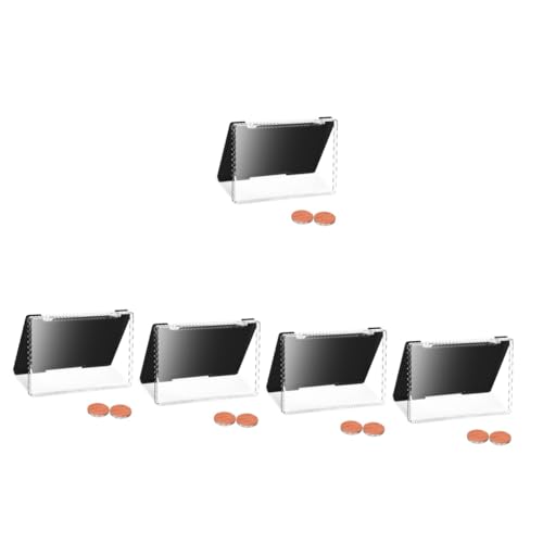 HAPINARY 5stücke Magnetische Lidschatten-palette Mit Klarem Deckel Leere Flexible Make-up-palette Für Individuelle Anordnung Von Lidschatten Lippenstift Und Robuste Langlebige von HAPINARY