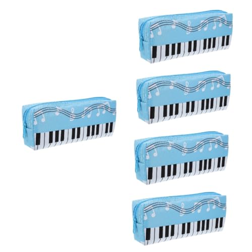 HAPINARY 5 Stück Modische Federmäppchen Mit Klaviertastatur Für Mädchen Federmäppchen Bleistiftbeutel Für Jungen Bleistifttasche Schreibwaren-Organizer von HAPINARY