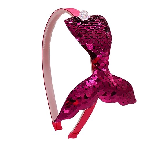 HAPINARY 5stücke Teiliges Pailletten Haarreifen Für Damen Süße Meerjungfrau Haarschmuck Weiß Und Gold Für Geburtstagsfeiern Und Besondere Anlässe von HAPINARY