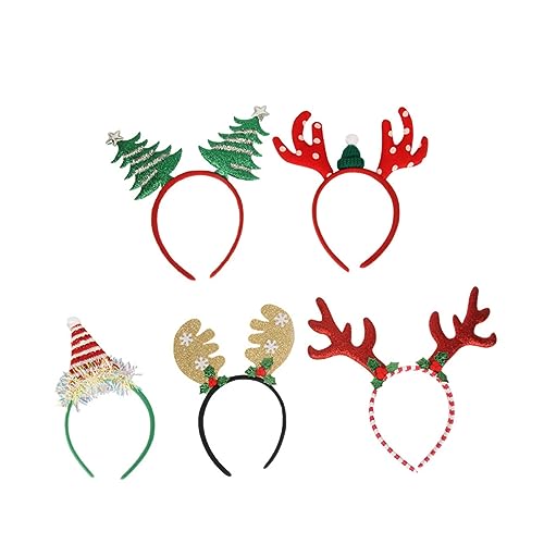 HAPINARY 5stücke Weihnachts-haarreifen Mit Kreativen Designs Für Junge Mädchen Rentier Weihnachtsbaum Und Mehr Accessoires Für Festliche Anlässe Und Partys HAPINARY 5stücke Weihnachts-haarreifen Mit Kreativen Designs Für Junge Mädchen Rentier Weihnachtsbaum Und Mehr Accessoires Für Festliche Anlässe Und Partys von HAPINARY