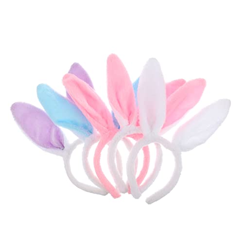 HAPINARY 5stücke Plüsch-hasenohr-stirnband Feier-kopfschmuck Haarparty Haar-accessoires Haare Für Ostern Tragbare Wiederverwendbare Haarschmuck Für Feiern Und Fotos von HAPINARY