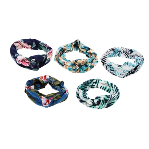 HAPINARY 5stücke Teiliges Elastische Sport-stirnbänder Atmungsaktive Yoga-haarbänder Für Damen Und Schweißabsorbierend Und Rutschfest Für Fitness Workout Und Freizeitaktivitäten von HAPINARY