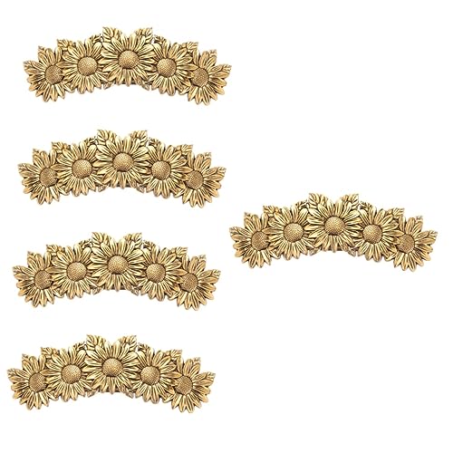 HAPINARY 5stücke Sonnenblume Haarklammer Für Frauen Vintage Frühlingshaarklip Mit Daisy Muster Eleganter Haarclip Für Alltag Und Besondere Anlässe Geeignet Für Dickes Und Dünnes Haar von HAPINARY