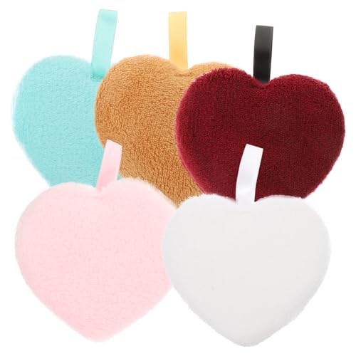 HAPINARY 5stücke Herzförmige Make-up-entferner-pads Waschquasten Für Damen Gesichts-reinigungsmittel Saugfähig Und Wiederverwendbar Make-up-entferner-tools Für Mädchen HAPINARY 5stücke Herzförmige Make-up-entferner-pads Waschquasten Für Damen Gesichts-reinigungsmittel Saugfähig Und Wiederverwendbar Make-up-entferner-tools Für Mädchen von HAPINARY