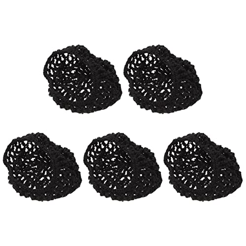 HAPINARY 5stücke Mesh Häkel-haarnetz Für Schlaf Strickmützennetz Aus Dickem Material Haarnetz-ornament Für Damen Atmungsaktiv Und Bequem Einfach Zu Tragen Und Langlebig von HAPINARY