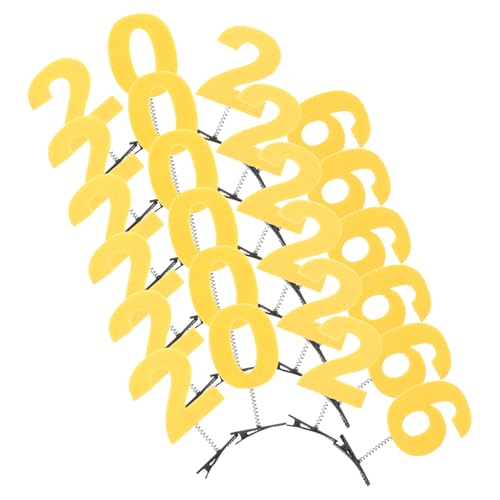 HAPINARY 6 Sätze Zahlen Haarklammern Metall Duckbill Clips für Damen Einzigartiges Design Zuverlässiger Griff Leichtes Material Vielseitig für Party Alltag und Festliche Anlässe von HAPINARY