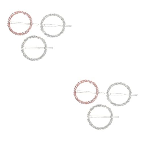 HAPINARY 6 Stck. Teiliges Haarspangen aus Legierung Haaraccessoires für Damen für Partys Zufällige Farbauswahl Stabil und Langlebig Zufällige Farbe von HAPINARY