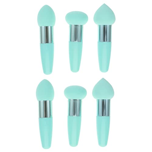 HAPINARY 6 Stck. Teiliges Make Up Schwämmchen Handliche Kosmetik Pinsel für Foundation Concealer und Lidschatten Hochwertige Langlebige Make Up Pens für Täglichen und Professionellen von HAPINARY