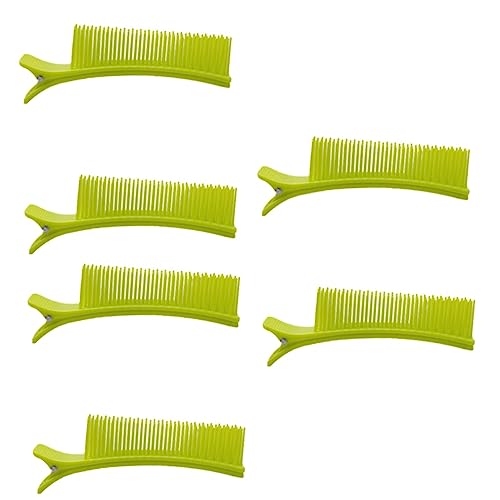 HAPINARY 6 Stk Friseursalon-clips Clips Zum Abteilen Von Haaren Haarschnitt-clips Haarhöcker Für Volumeneinsatz Haarklammern Für Frauen Clips Zum Schneiden Von Haaren Haarprodukte Green von HAPINARY