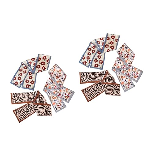 HAPINARY 6 Stk Haarschmuck Aus Seidenschal Haarklammern Für Frauen Bänder Für Haarspangen Damen Haarbänder Brötchenmacher Schleifenzubehör Frauen Haarband Haar Donut Zum Basteln Stoff von HAPINARY