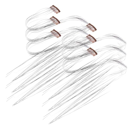 HAPINARY 6-teiliges Satz Glitzer-haar-lametta Haar-accessoires Für Frauen Und Mädchen Haarsträhnen Für Frisuren Ändern HAPINARY 6-teiliges Satz Glitzer-haar-lametta Haar-accessoires Für Frauen Und Mädchen Haarsträhnen Für Frisuren Ändern von HAPINARY