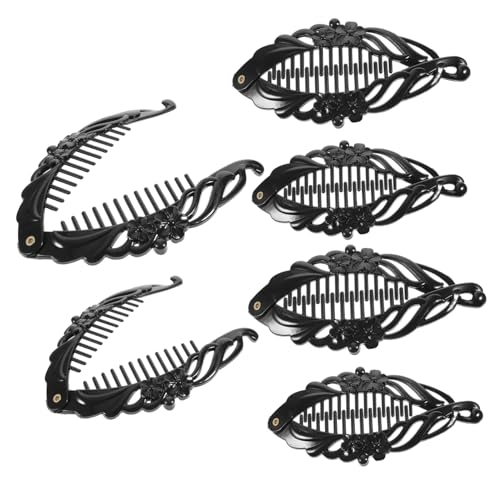 HAPINARY 6 Stück Teiliges Haarschmuck Blumen Fischform Langlebige für Damen Fester Sitz Haarschäden für Alltag Partys und Hochzeiten von HAPINARY