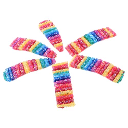 HAPINARY 6 Stück Teiliges Set Regenbogen Haarklammern mit Pailletten Bobby Pins für und Mädchen Seiten Snap Clips zum Verschönern von Frisuren von HAPINARY