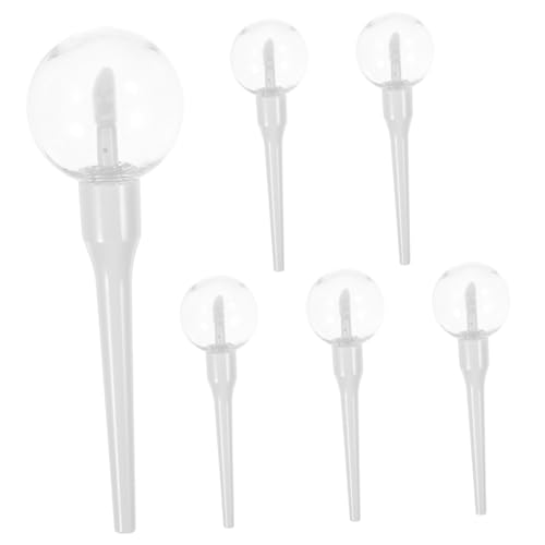 HAPINARY 6 Stück Teiliges Transparente Nachfüllbare Lipgloss Tuben aus Robustem Auslaufsichere Lippenbalsam Behälter Wiederverwendbar für DIY Lippenpflege und Kosmetikprodukte von HAPINARY