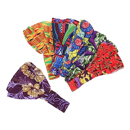 HAPINARY 6stücke Modische Haarbänder Für Damen Gedruckte Haar-schals Herz-muster Und Mehr Elastische Bequeme Kopfwraps Für Jeden Anlass von HAPINARY
