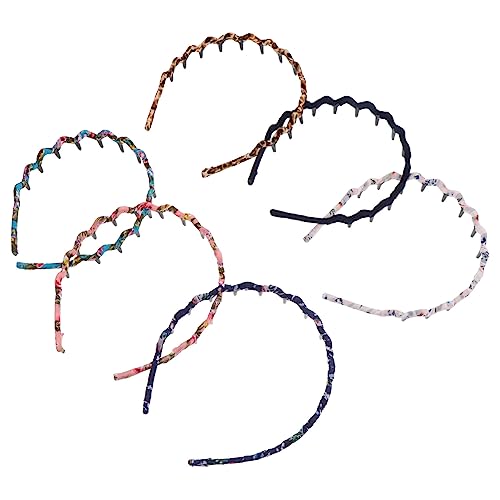 HAPINARY Wellenförmige Stirnbänder Für Mädchen 6-teiliges Set Exquisiter Kopfschmuck Für Den Alltag Und Veranstaltungen von HAPINARY