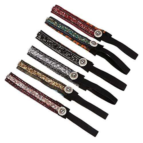 HAPINARY Dehnbares Stirnband Mit Maskenknopf Für Damen Hautfreundlich Und Langlebig 6-teilige Auswahl Für Verschiedene Anlässe von HAPINARY