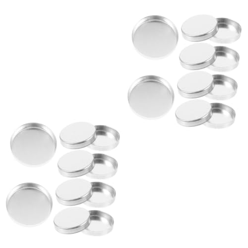 HAPINARY 60 Stück Leere Eyeshadow Pans für Kosmetik Runde Palette für DIY Make Up Wiederverwendbare Schattentöpfe Design von HAPINARY