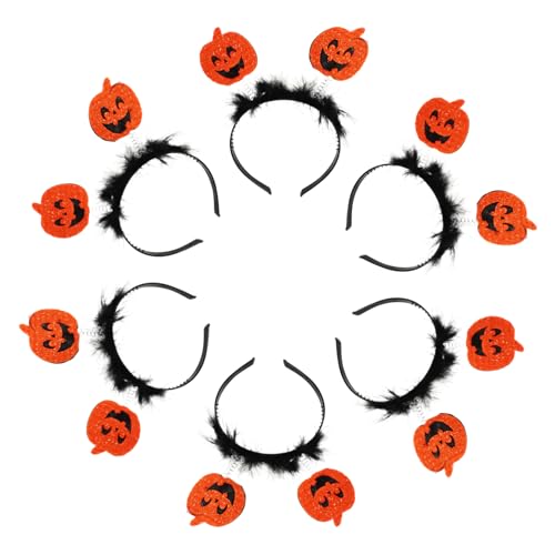 HAPINARY 6stücke Teiliges Kürbis Haarreif Für Halloween Kostüme Lustige Kopfbedeckung Für Damen Und Cosplay-events Accessoires Für Karneval Und Maskenbälle HAPINARY 6stücke Teiliges Kürbis Haarreif Für Halloween Kostüme Lustige Kopfbedeckung Für Damen Und Cosplay-events Accessoires Für Karneval Und Maskenbälle von HAPINARY
