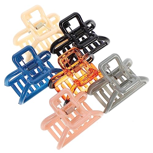 HAPINARY 6stücke Haarspangen Aus Harz Für Pferdeschwanz Haarklammern Einfache Und Elegante Haarfixierung Für Damen Und Mädchen Für Büro Zuhause Und Freizeit von HAPINARY