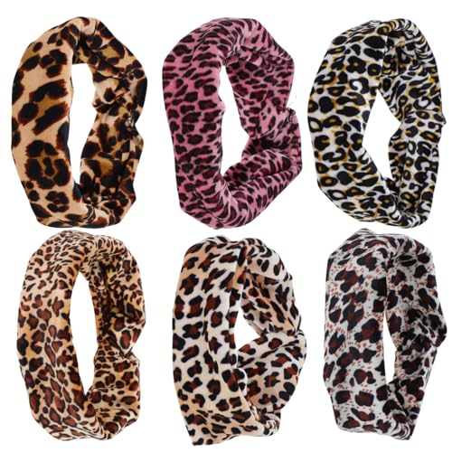 HAPINARY 6stücke Elastisches Stirnband Für Frauen Mit Bedrucktem Design Breitkrempiges Kopfwrap Für Walking Und Yoga Schnelltrocknendes Sport-haarband von HAPINARY