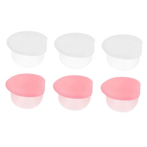 HAPINARY 6stücke Lip Balm Schutzkappen Für Lippenpinsel Praktische Abdeckungen Verlängerung Ihrer Make-up-pinsel Für Und Täglichen Gebrauch von HAPINARY