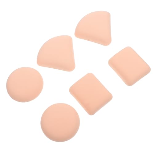HAPINARY 6stücke Make-up-quaste Trockene Und Nasse Puder Puff Dual-use Schwamm Für Frauen Make-up Versorgung von HAPINARY