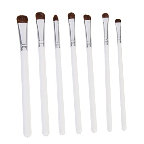 HAPINARY 7 Stück Teiliges Make Up Pinselset Professionelle Lidschatten Pinsel für Präzises Make Up für Anfänger und Profis Langlebig und Vielseitig Einsetzbar von HAPINARY