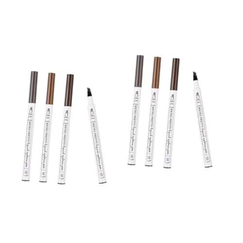 HAPINARY 2 Sets Microblading Augenbrauenstift Stift 4-zackig Flüssiges Augenbrauen-makeup-tool Für Frauen 4 Stück * 2 von HAPINARY