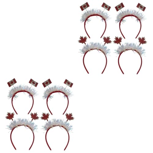 HAPINARY 8 Stk Haarschmuck zum Nationalfeiertag haircharm haarsschmuck faschings kopfbedeckung Kopfschmuck patriotischer Kopf bopper Stirnband Haarband Partyzubehör Haarstütze Grüßer von HAPINARY