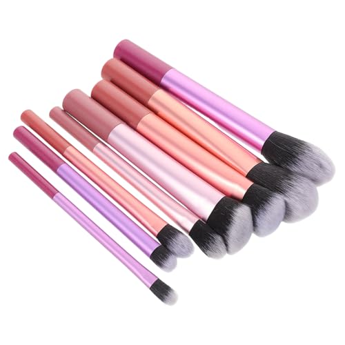 HAPINARY 8stücke Teiliges Pinselset Für Make-up Mit Langem Griff Für Puder Und Lidschatten Reise-foundationpinsel Concealer-applikator Borstenpinsel Für Gesicht von HAPINARY