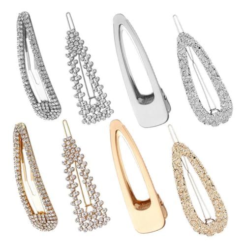 HAPINARY 8stücke Haarspange Mit Strasssteinen Damen Haarschmuck Haarschmuck Für Mädchen Accessoires Für Haare von HAPINARY