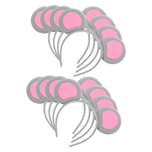 HAPINARY 8stücke Mausohren Stirnbänder Aus Stoff Für Halloween Cosplay Party Accessoires Mit Niedlichen Tierohren-designs Für Erwachsene von HAPINARY