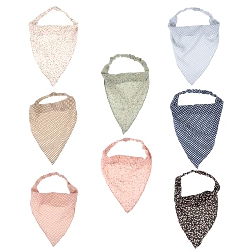 HAPINARY 8St dreieckiges Stirnband Haarturbane für Frauen dreieckiger Haarschal Baumwoll-Hijab für Frauen haarschmuck haircharm scarf elastisches Kopftuch elastisches Haartuch Stoff HAPINARY 8St dreieckiges Stirnband Haarturbane für Frauen dreieckiger Haarschal Baumwoll-Hijab für Frauen haarschmuck haircharm scarf elastisches Kopftuch elastisches Haartuch Stoff von HAPINARY