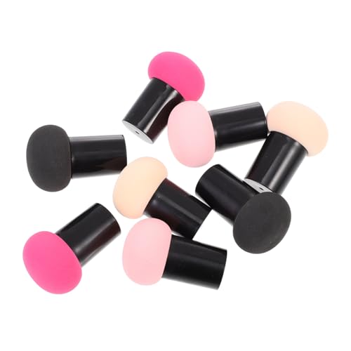 HAPINARY 8-Teiliges Puderquaste-Make-Up-Schwämmchen Make-Up-Set Pilz-Puff- Foundation Make-Up-Puff Gesichts-Make-Up-Grundierung Kosmetik-Mixer Puff-Mädchen Hydrophiler von HAPINARY